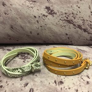 2 wmns Old Navy belts sz XL